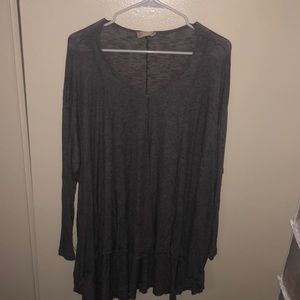 Altar’d State Tunic - High/Low, Grey